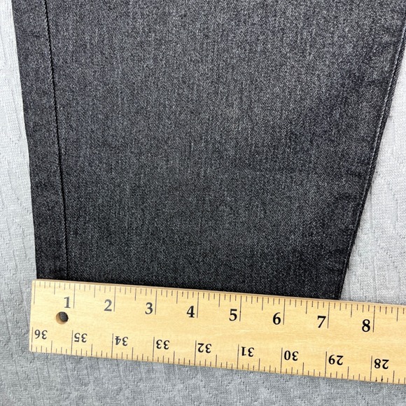 New Judy Blue Dress Jeans Women XL/33X29 1/2 Gray High Rise tapered Leg - Picture 12 of 13